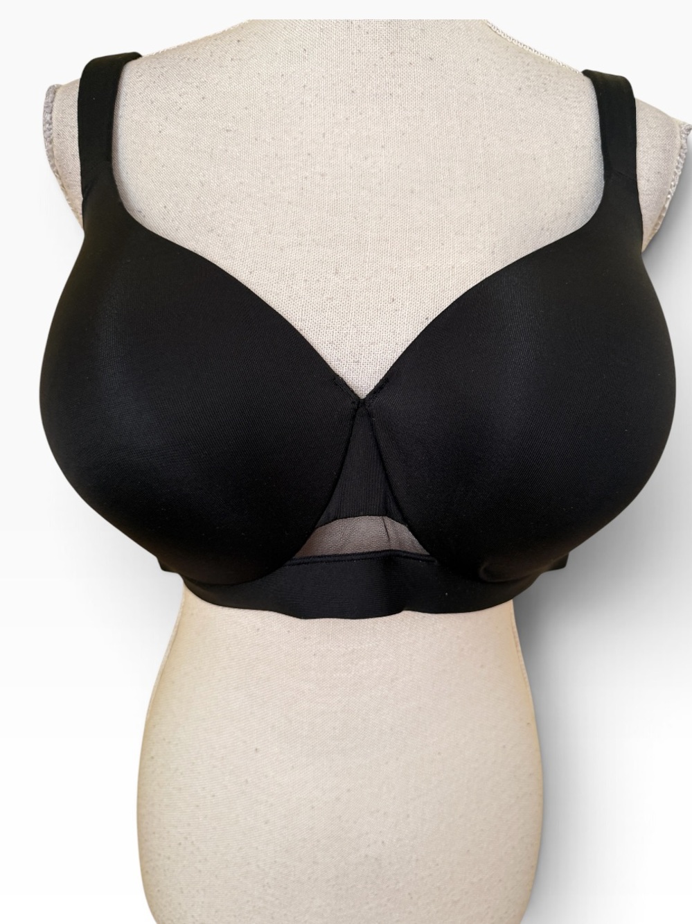 Lane Bryant Cacique Black Lightly Padded Underwire Bra 42DD